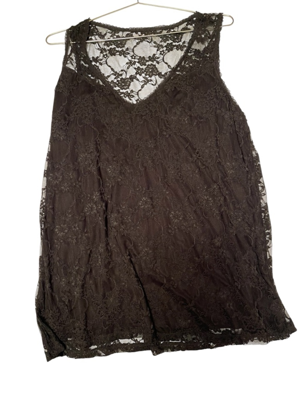 Torrid Women's Black Lace Stretchy tank 0 nwt